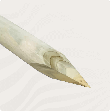 polines impregnados con punta